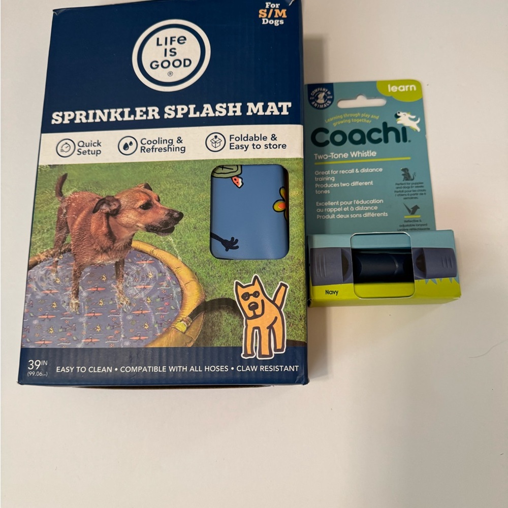 Life Is Good Blue Splash Mat for Small/Medium Dogs